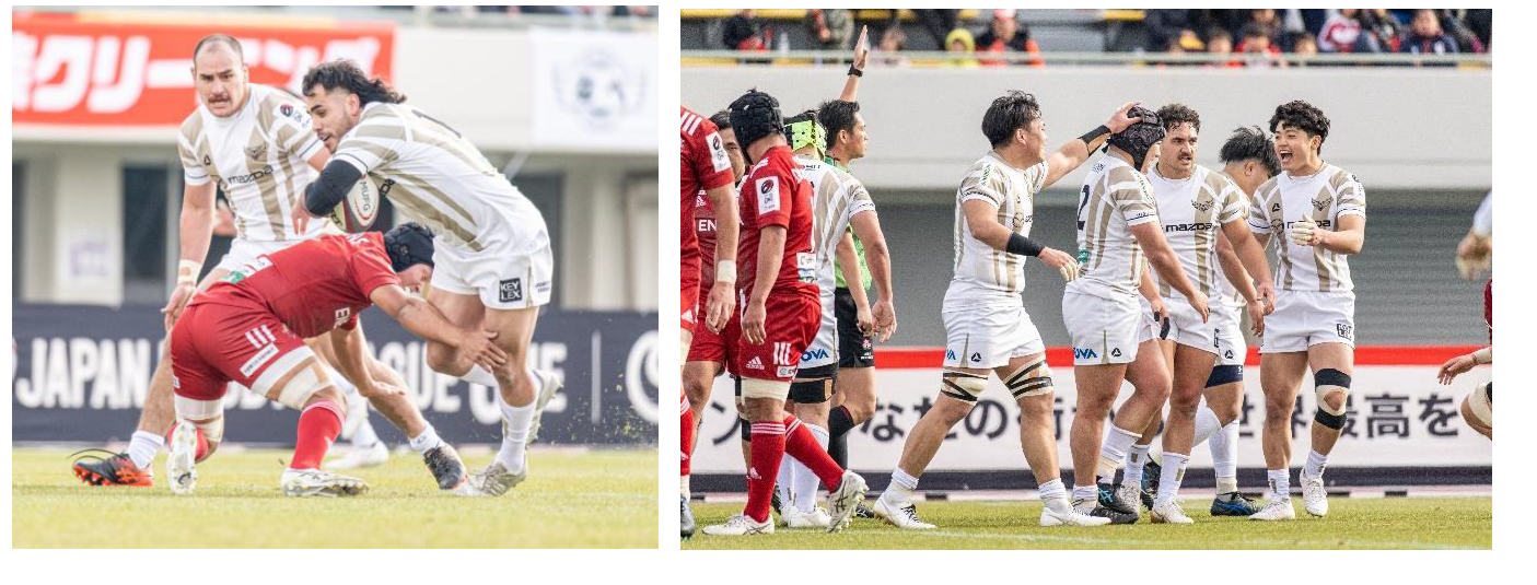 ＜NTT JAPAN RUGBY LEAGUE ONE2023-24第5節 試合結果＞ 画像