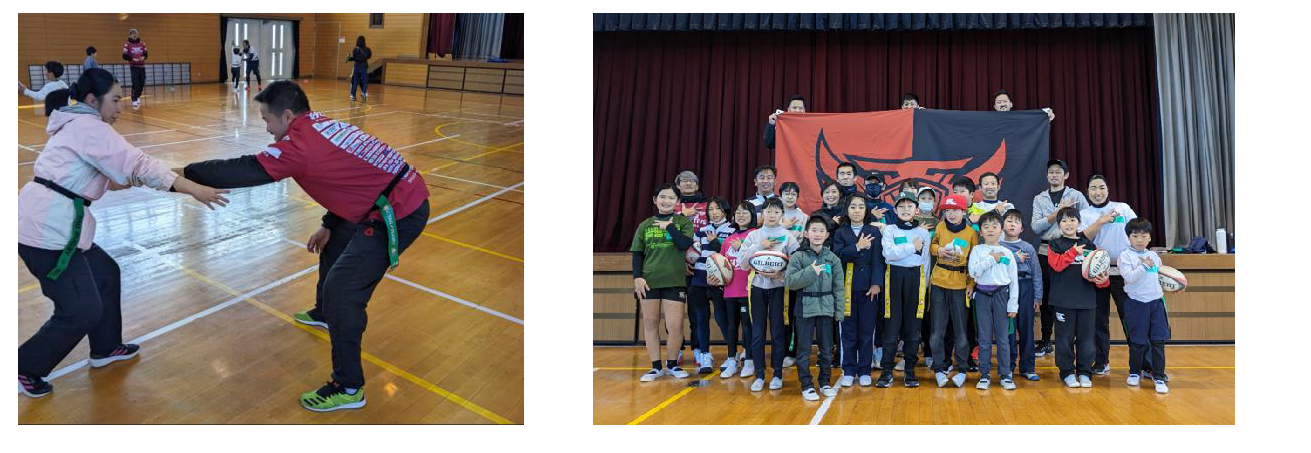 郷GOサタデー実行委員会タグラグビー教室 画像