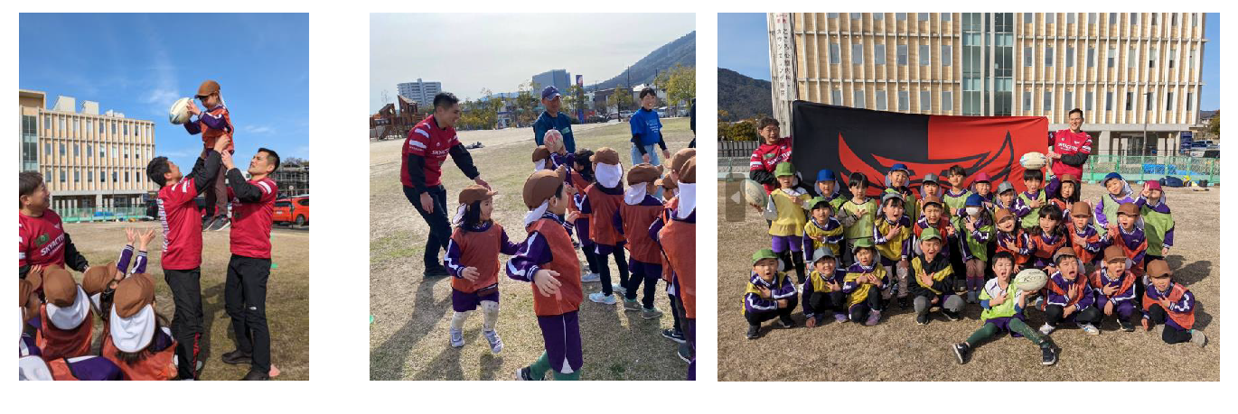 ほうりんこころ幼稚園ラグビー体験会 画像