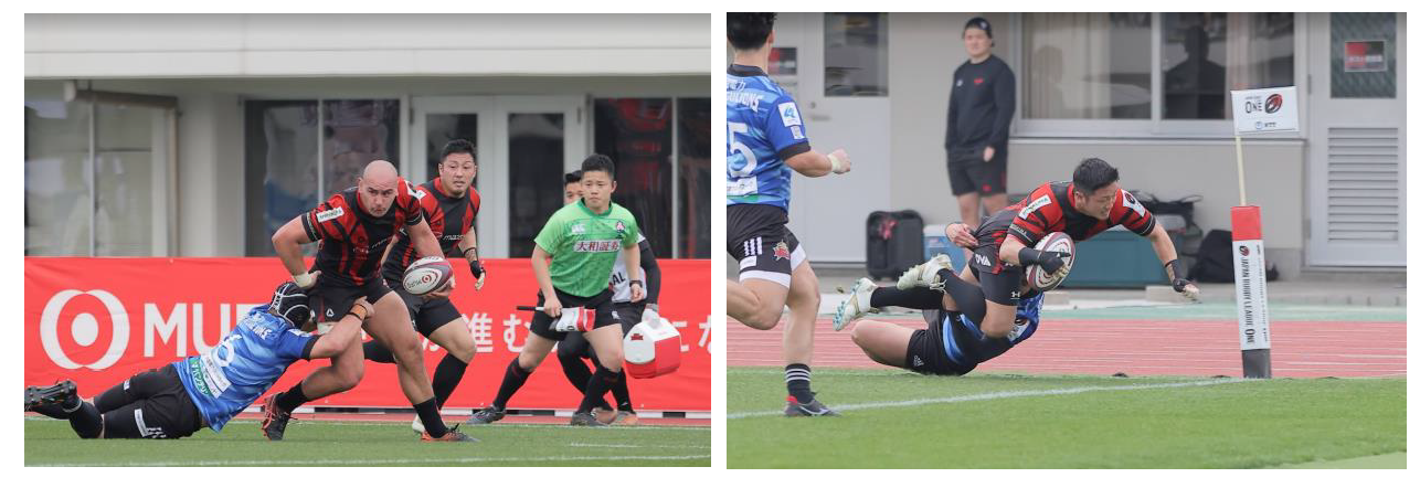 ＜NTT JAPAN RUGBY LEAGUE ONE2023-24第12節 試合結果＞ 画像