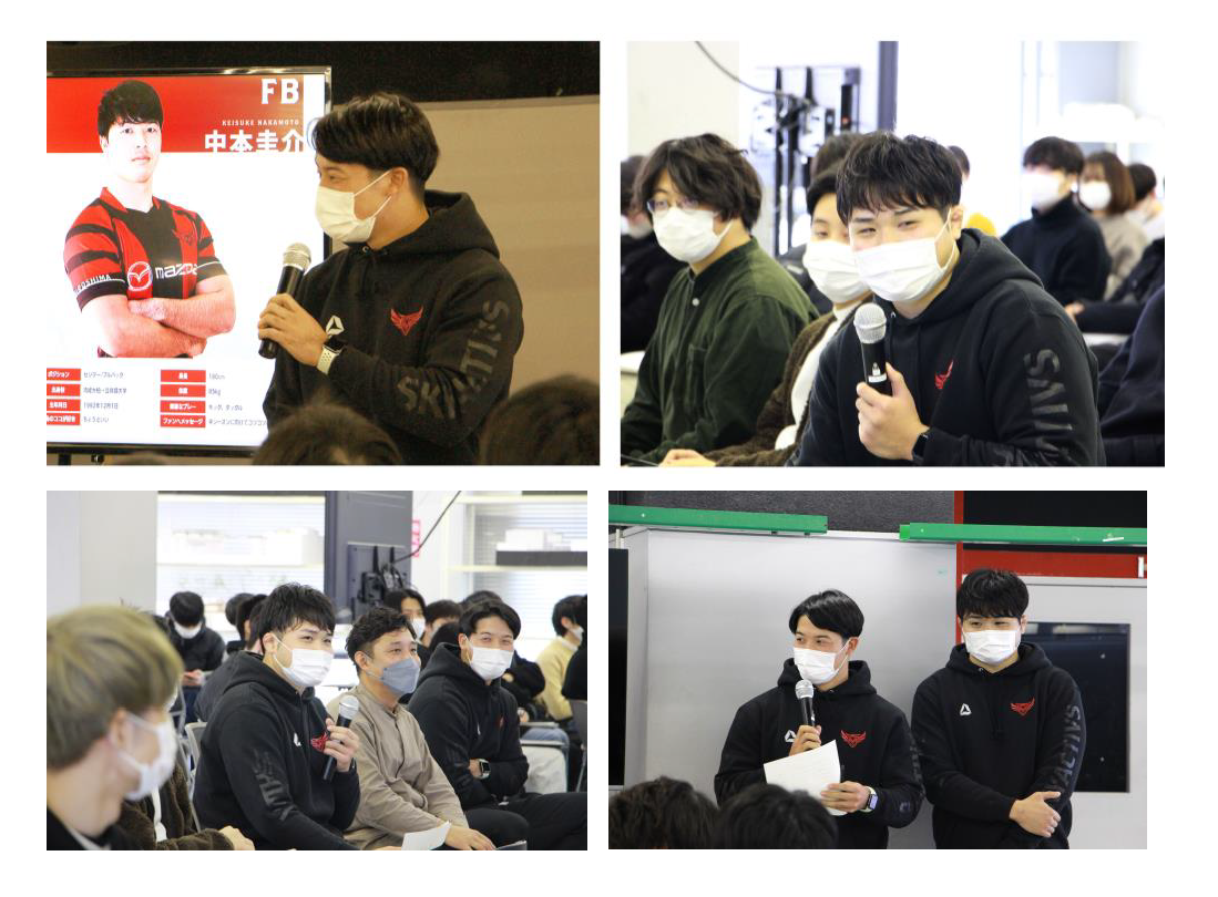 中本選手・佐藤選手が広島工業大学授業にゲスト参加 画像