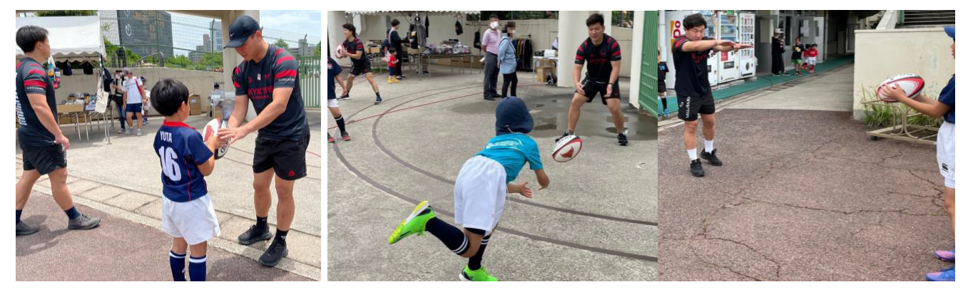広島ラグビー祭“スクリューパスに挑戦！”イベントについて 画像