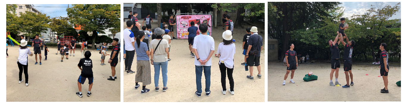 「宇品公民館」ラグビー体験会 画像