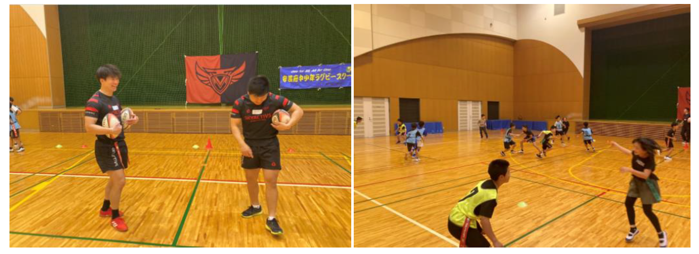 「府中町主催タグラグビー教室」に参加 画像