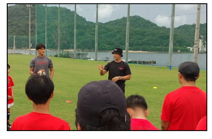 広島ラガー・ジュニアラグビースクール 練習サポート 画像
